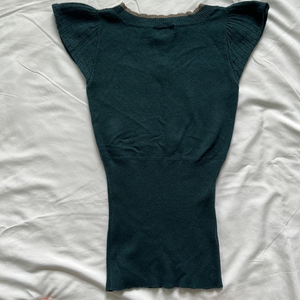 Beautiful Soft Mango Sweater Top View 5